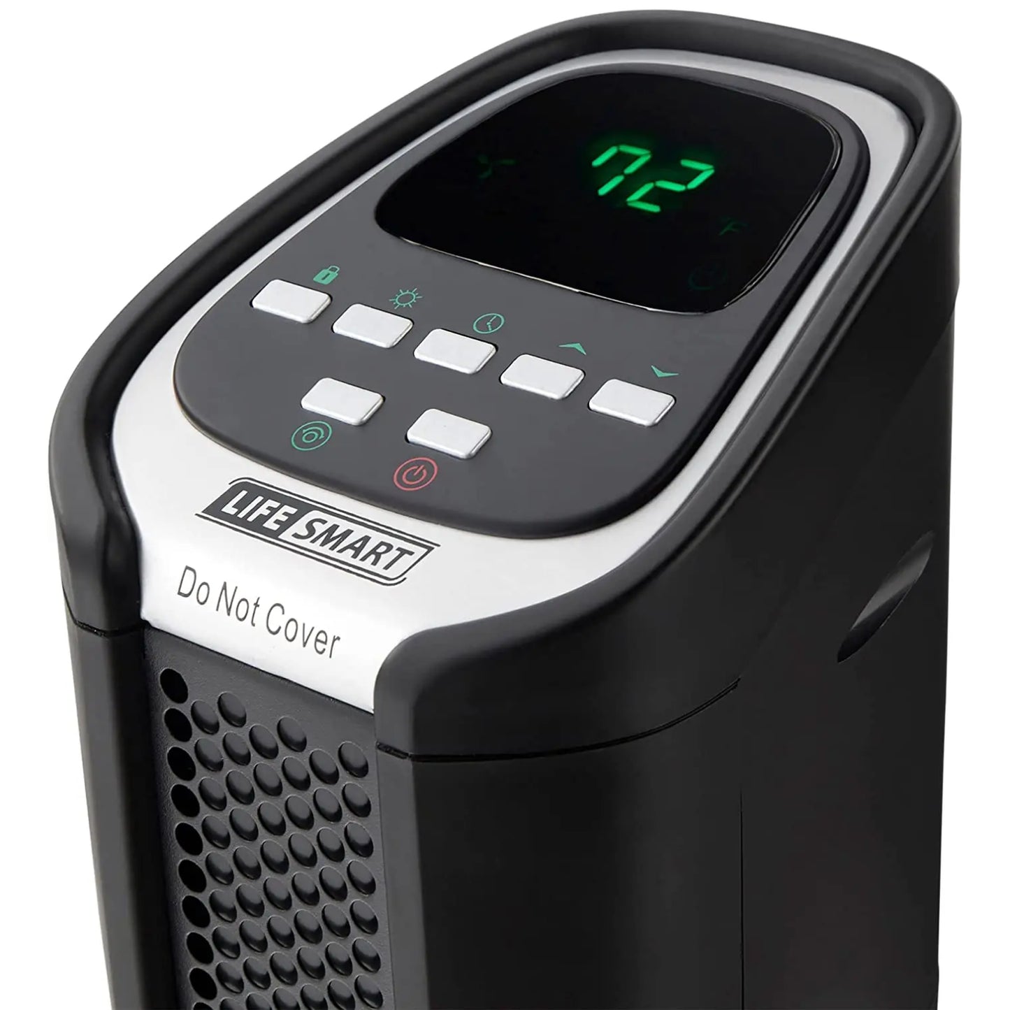 Appliance Basics HT1053 LifeSmart Infrared Digital Tower Heater with 2 Heating Elements - Black - Curacao