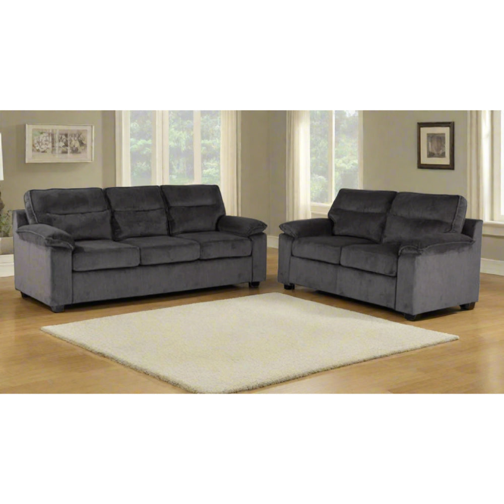 Glendale Sofa and Loveseat Set by Best Home - Gray