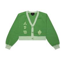 Jordan x UNION x Women's Cardigan – Vibrant Chlorophyll/Lime Ice Design