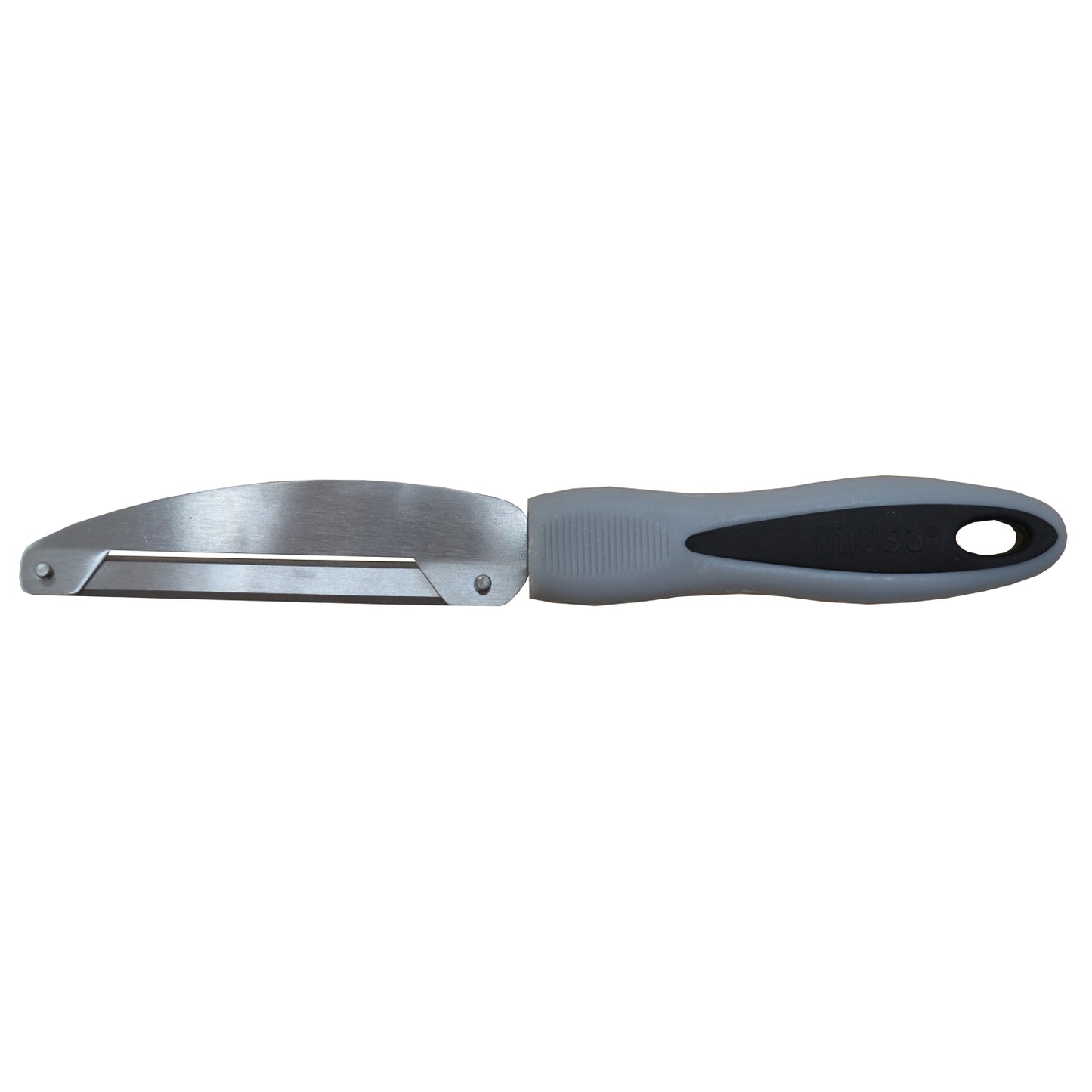 IMUSA Nopal 9" Peeler with Handle - Silver/Gray