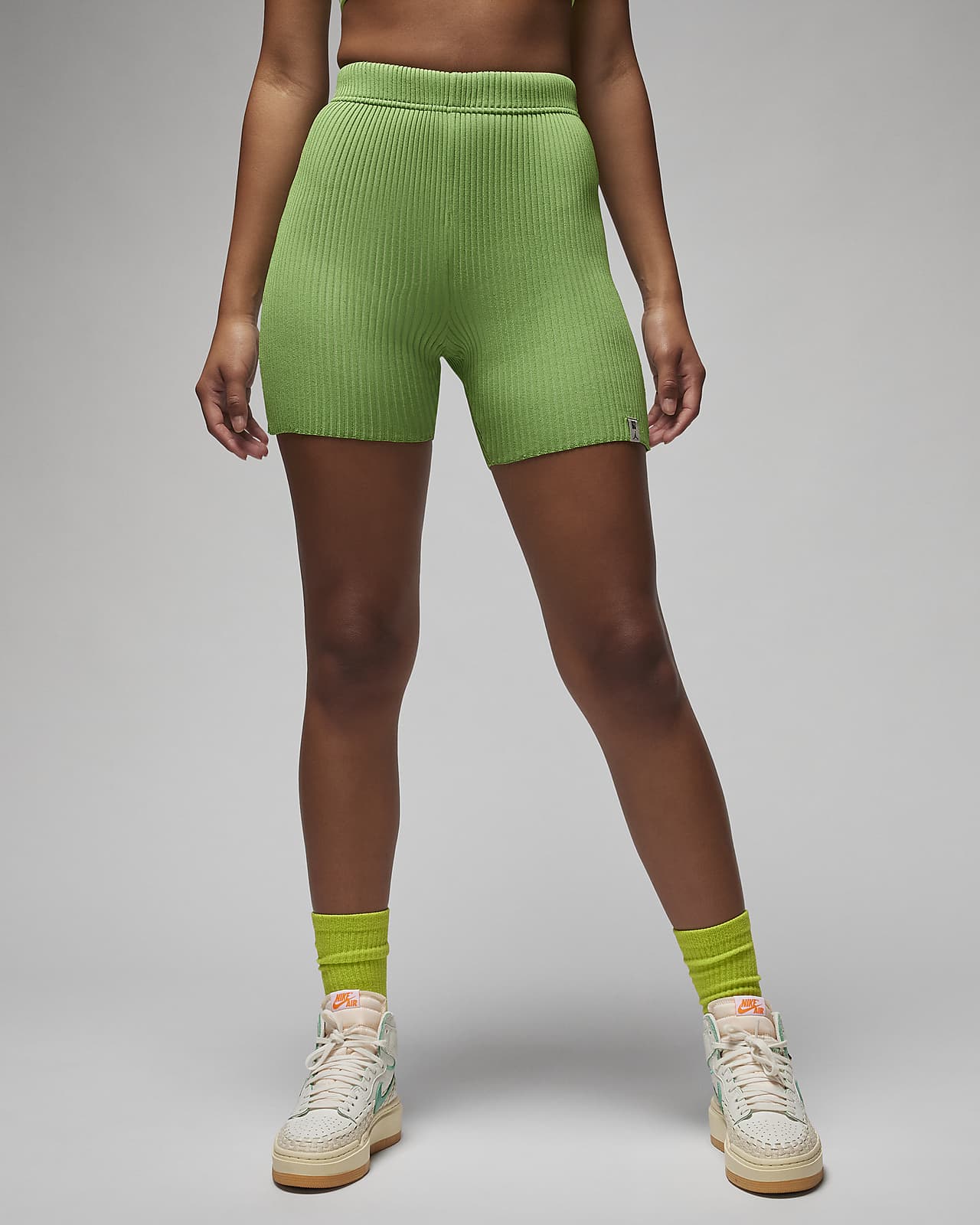 Jordan x UNION x Bephies Beauty Supply Women's Biking Shorts Lime Ice/Coconut Milk