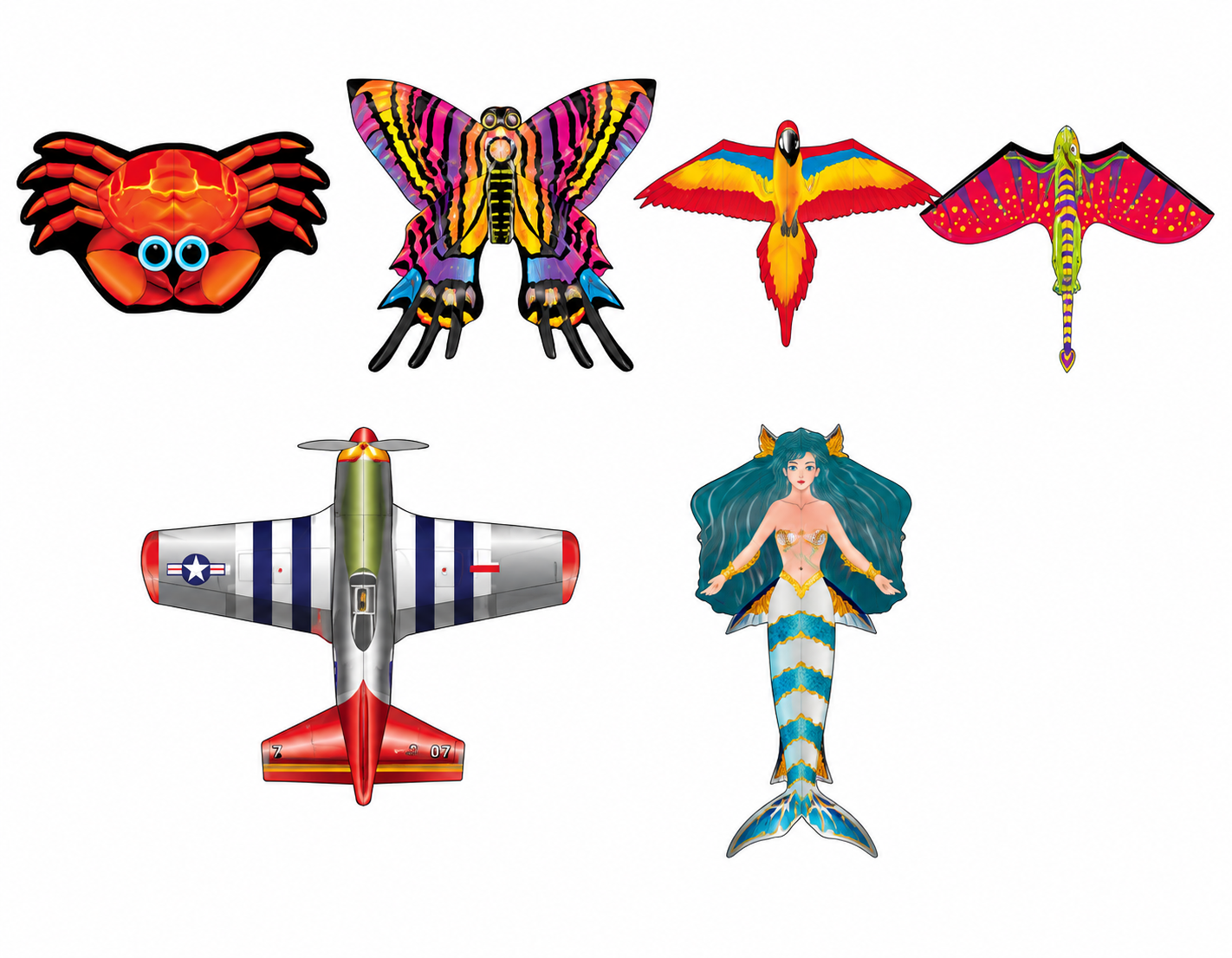 Cometas de nailon 2D WindZone de 40" de X-Kites (variedad)
