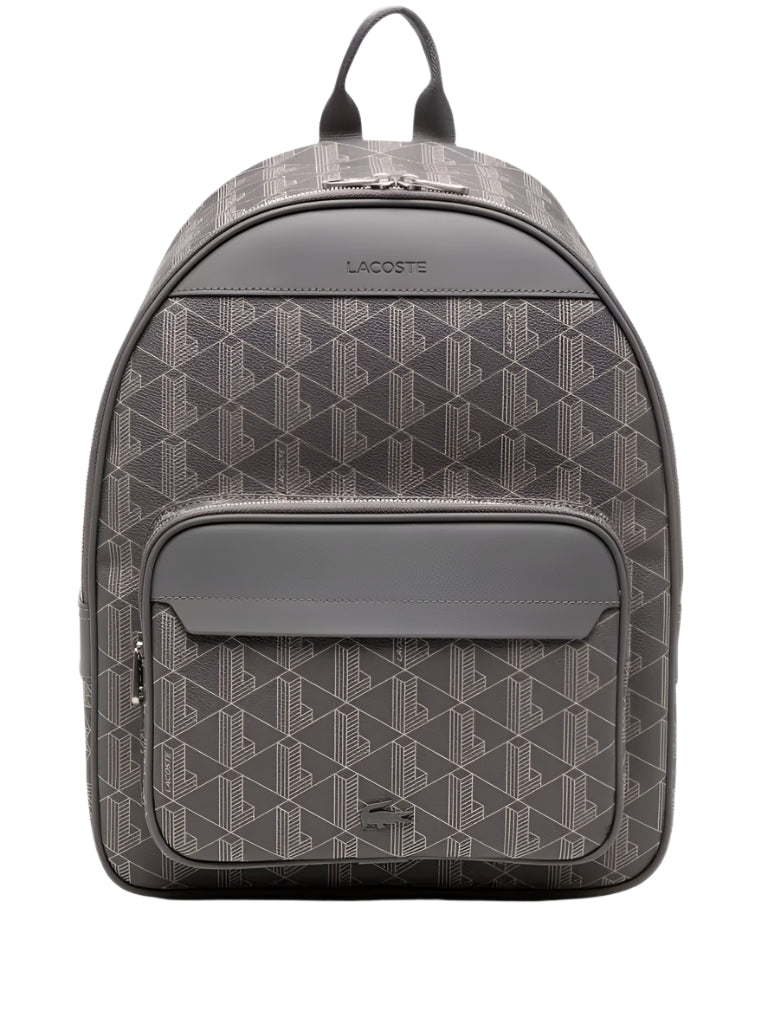 Lacoste Men's The Blend Backpack with Adjustable Strap - Gray