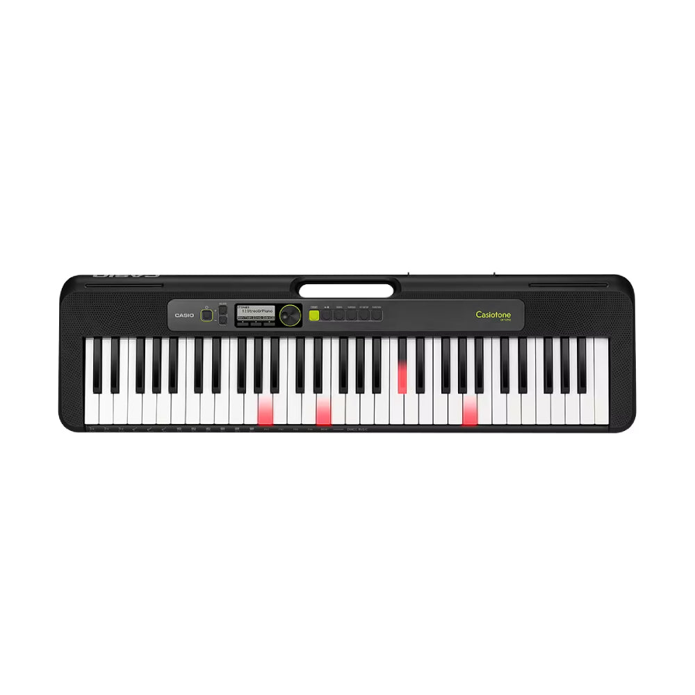 Casio LK-S250 Portable 61-Key Touch-Sensitive Portable Keyboard with Lightning Key - Black - Curacao