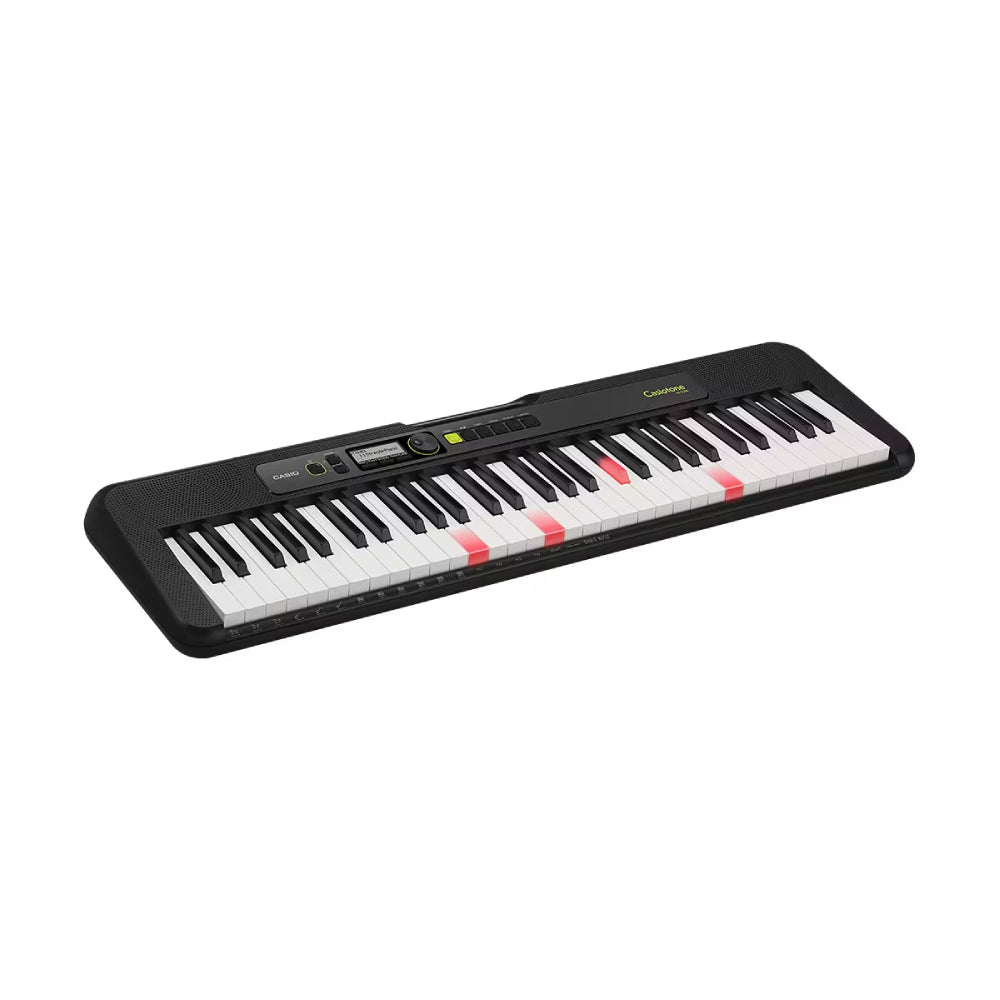 Casio LK-S250 Portable 61-Key Touch-Sensitive Portable Keyboard with Lightning Key - Black - Curacao