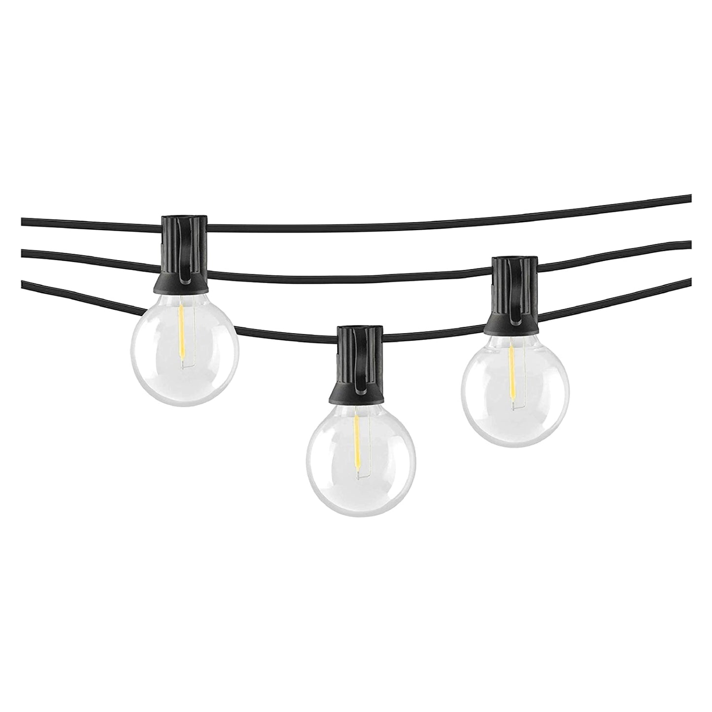 Mr. Beams 50 ft LED Indoor/Outdoor String Lights - Black