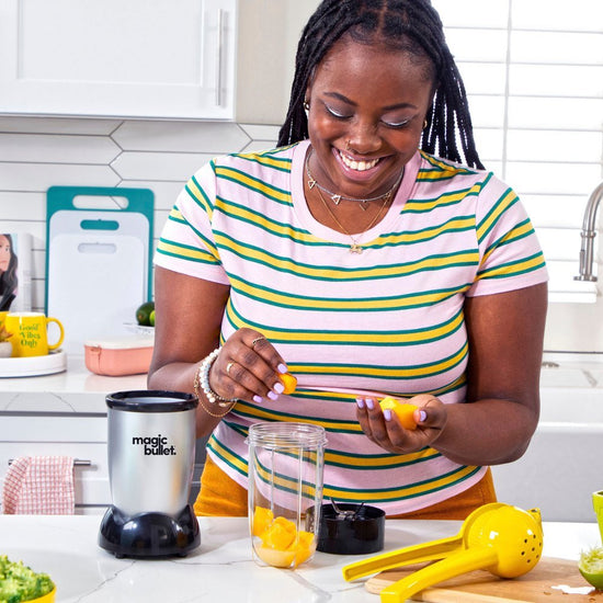 Magic Bullet MBR-1101 250 Watt Original Personal Blender - Silver - Curacao