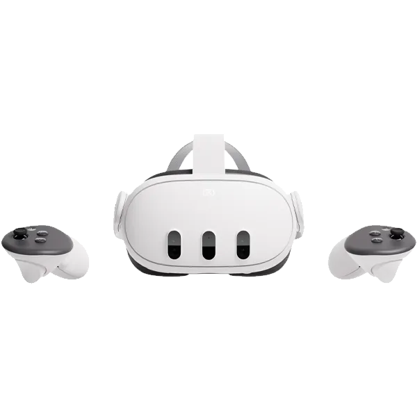 Bundle: Meta Quest 3 512 GB Virtual Reality Headset + Meta Quest Carrying Case for Quest 3/3S - Gray + Meta Quest 3 Elite Strap + Meta Quest Compact Charging Dock