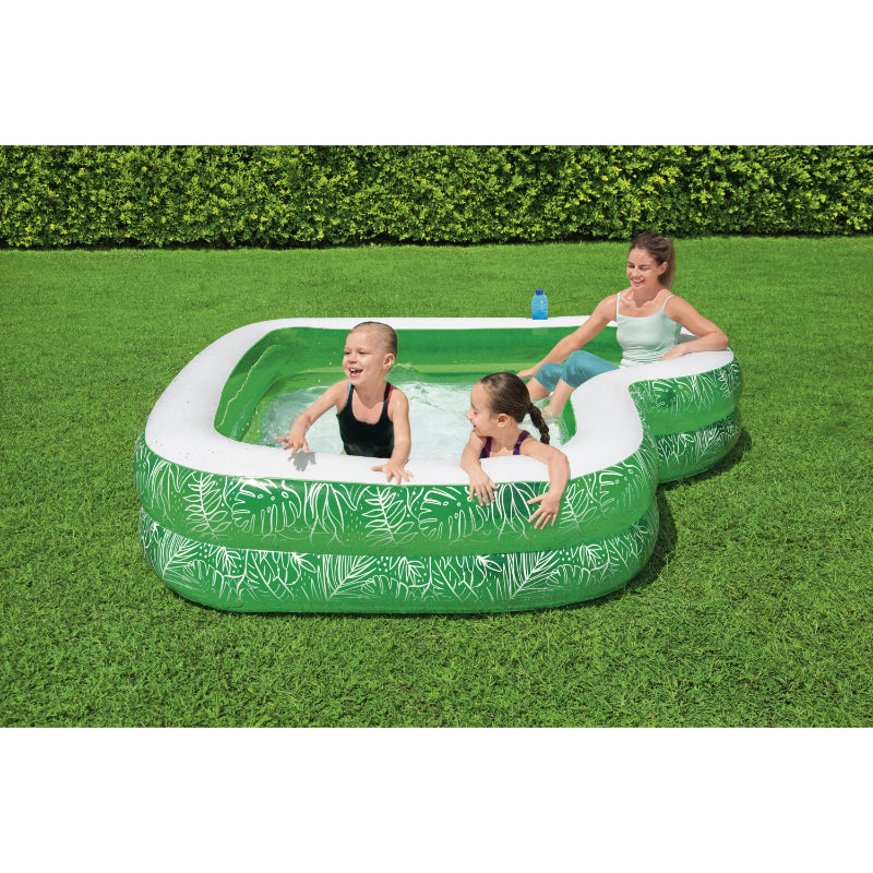 Bestway H2OGO! Green Tropical Paradise Family Pool - Curacao