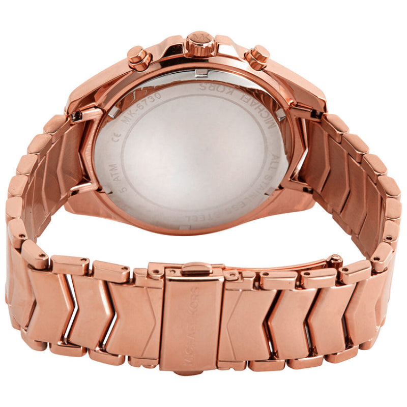 Michael Kors Whitney Women's 44mm Chronograph Bracelet Watch - Rose Gold - Curacao
