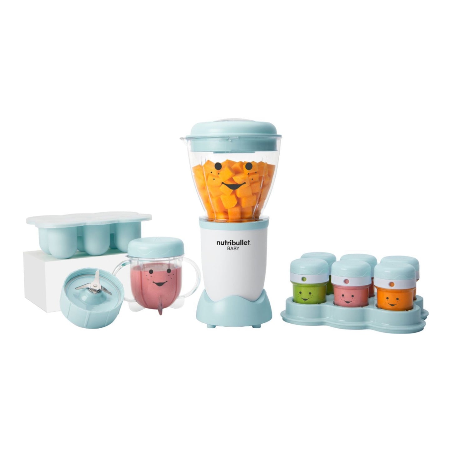 Nutribullet NBY50100 200 Watt Baby Blender set - Blue - Curacao