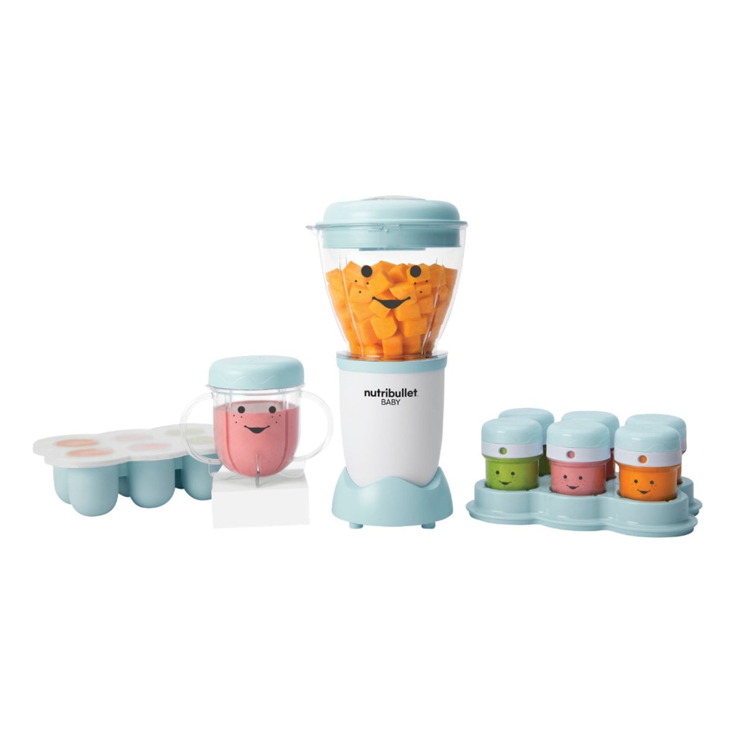 Nutribullet NBY50100 200 Watt Baby Blender set - Blue - Curacao