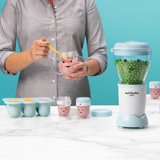Nutribullet NBY50100 200 Watt Baby Blender set - Blue - Curacao