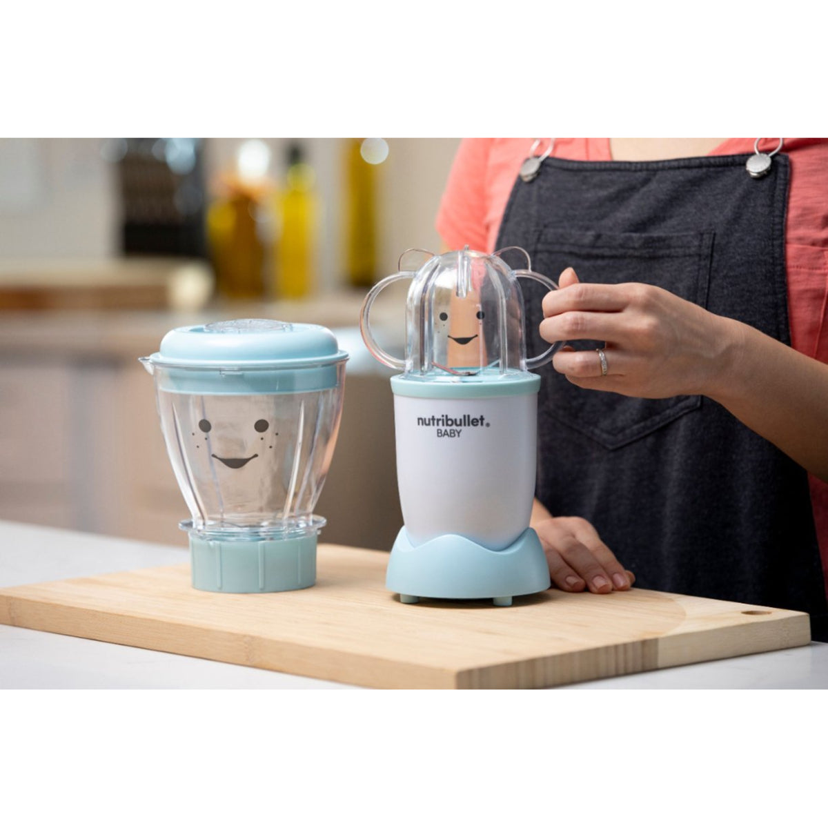 Nutribullet NBY50100 200 Watt Baby Blender set - Blue - Curacao