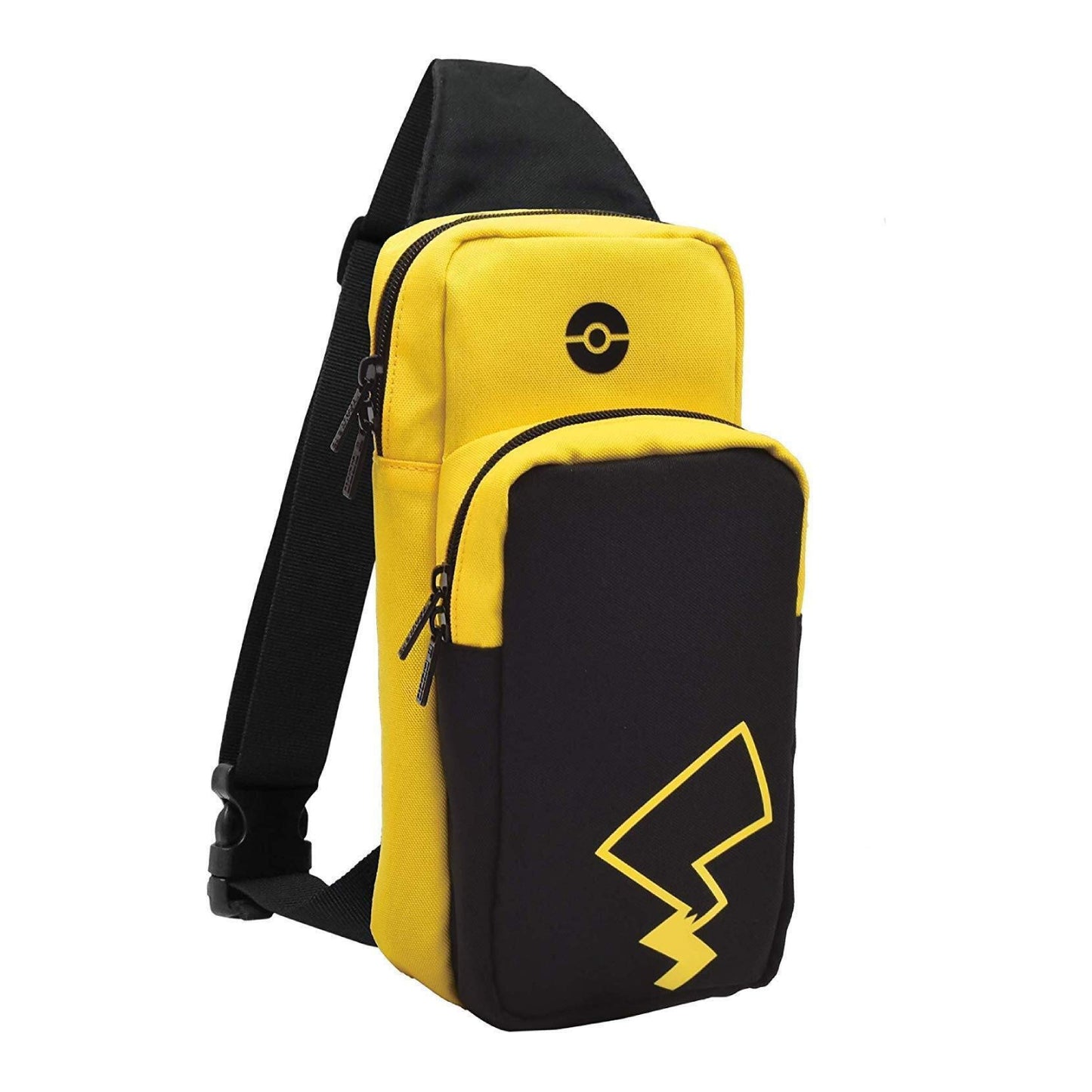 HORI Pokémon Adventure Pack Travel Bag for Nintendo Switch (Pikachu Edition) - Yellow/Black - Curacao