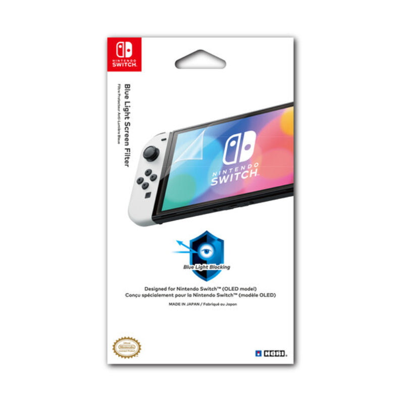 HORI Blue Light Screen Protective Filter for Nintendo Switch OLED