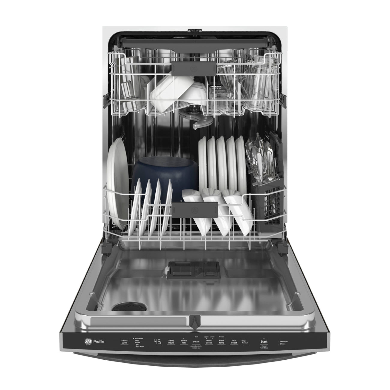 GE Profile PDT715SYNFS 24" Top Control Built-in Dishwasher with Sanitize Cycle & Dry Boost with Fan Assist Resistant Stainless Steel - Curacao