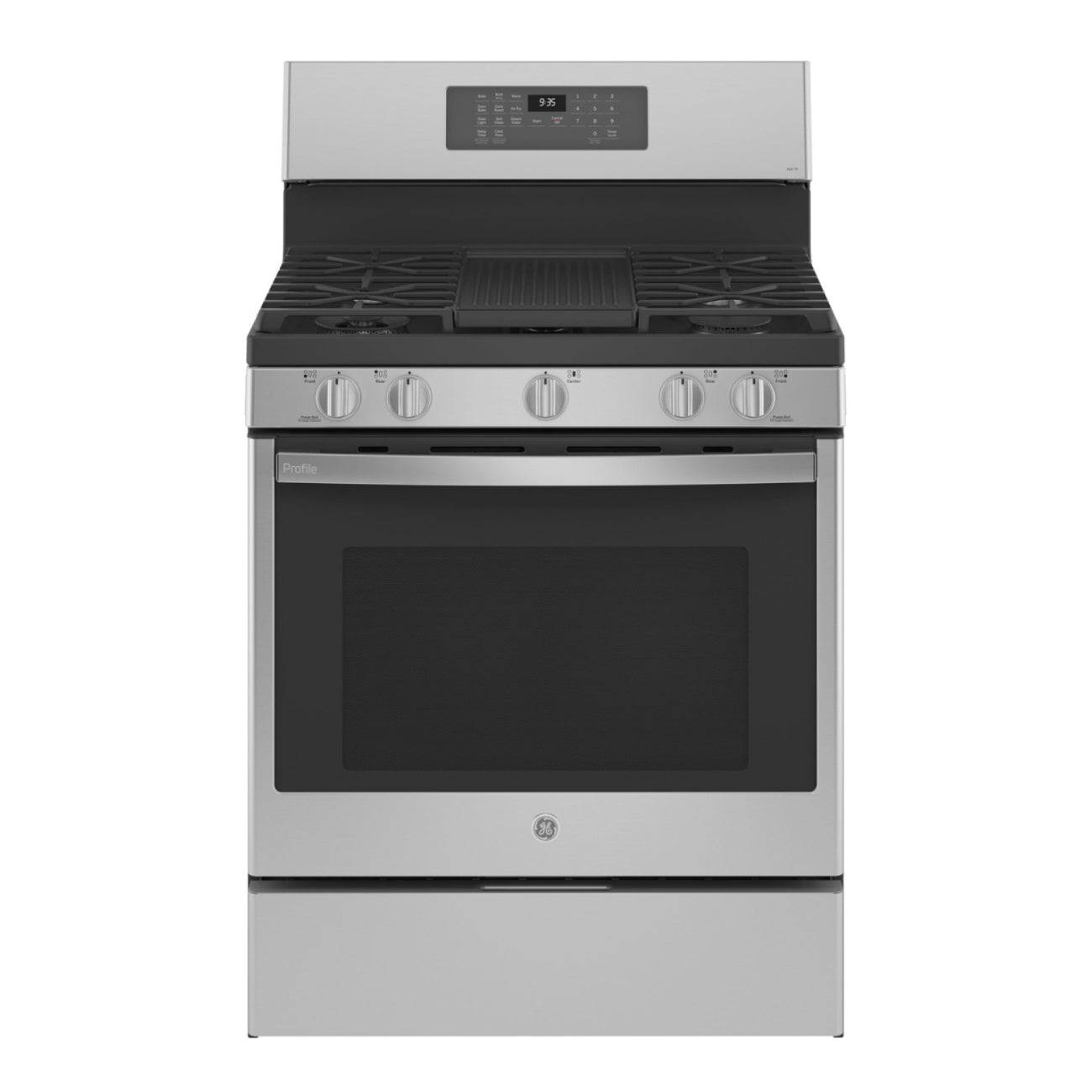 GE Profile PGB935YPFS 5.6 cu. ft. Smart Free-Standing Gas Range with No Preheat Air Fry - Fingerprint Resistant Stainless Steel - Curacao