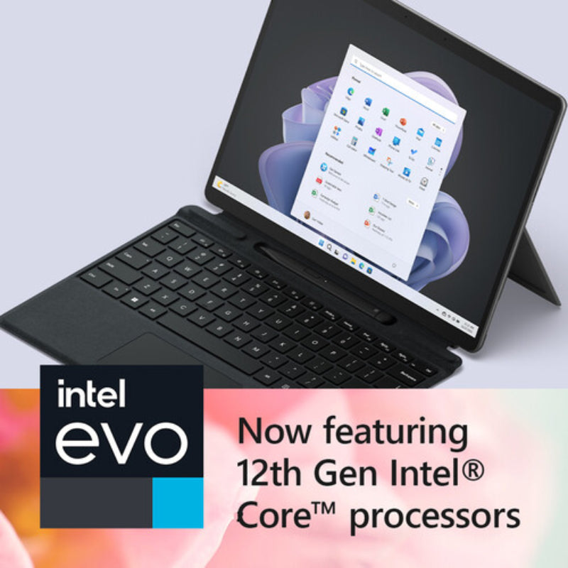 Microsoft Surface Pro 9 13" - Intel Core i5 10-Core - 8GB RAM - 256GB SSD Device Only Windows 11 Home - Black