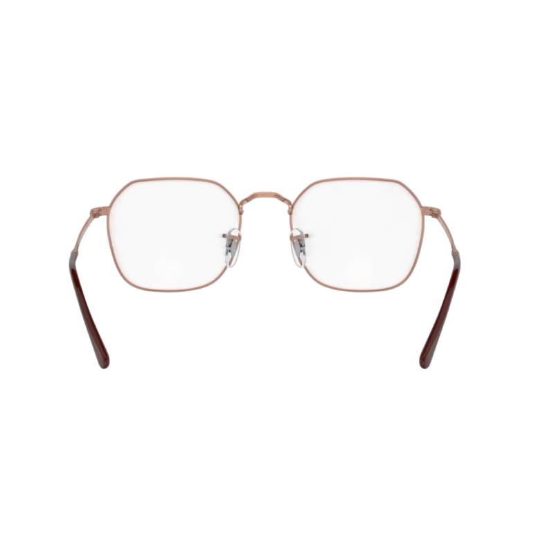 Gafas de sol unisex Ray-Ban con diseño geométrico, color oro rosa