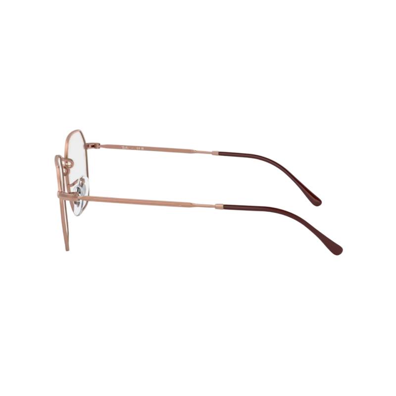 Gafas de sol unisex Ray-Ban con diseño geométrico, color oro rosa