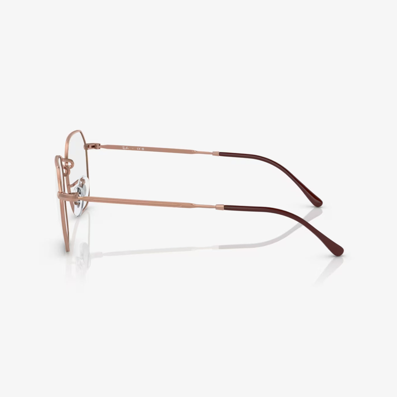Ray-Ban Unisex Geometric Eyeglasses, Rose Gold