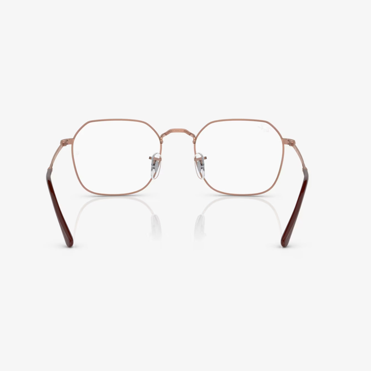 Ray-Ban Unisex Geometric Eyeglasses, Rose Gold