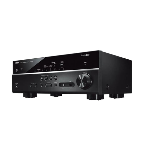 Yamaha RX-V385 5.1-Channel Home Theater Receiver with Remote - Black - Curacao