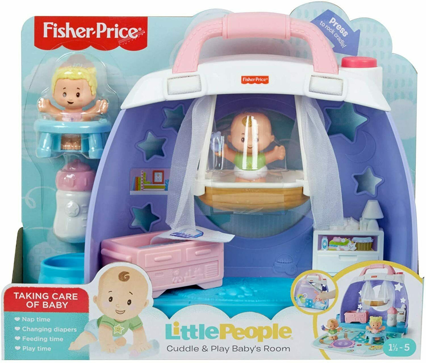 Fisher-Price Little People Cuddle & Play Nursery Set - Curacao