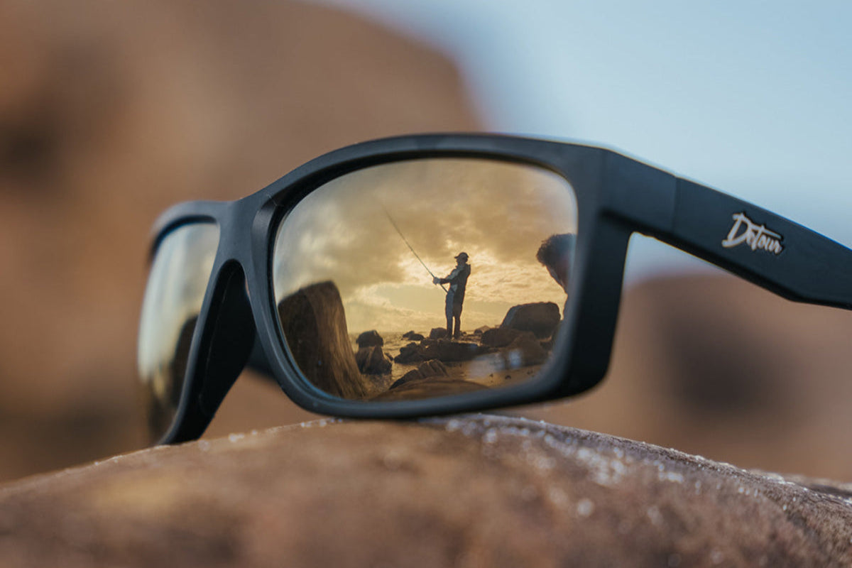 Breach XL - Matte Black - 24k Gold Polarized ANSI Z87+