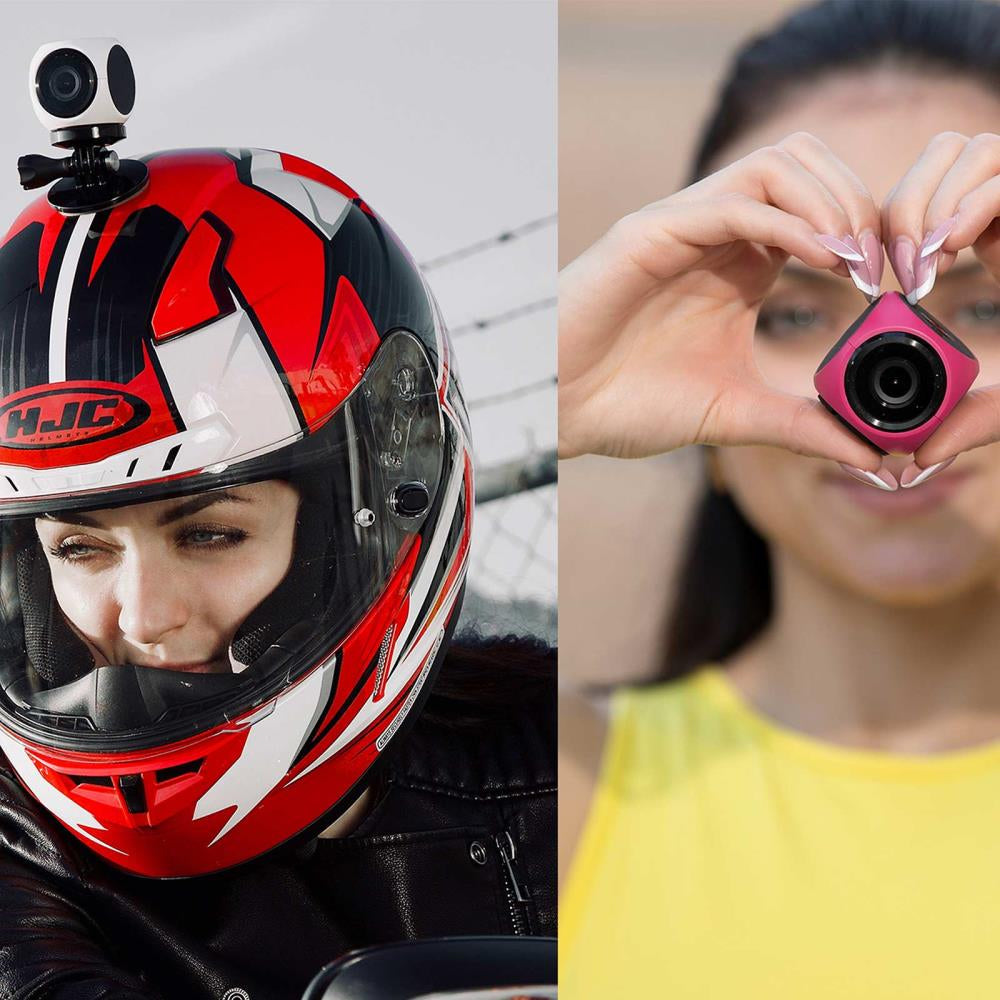 VuPoint Share Q Lifestyle Action Camera with iOS - Pink - Curacao