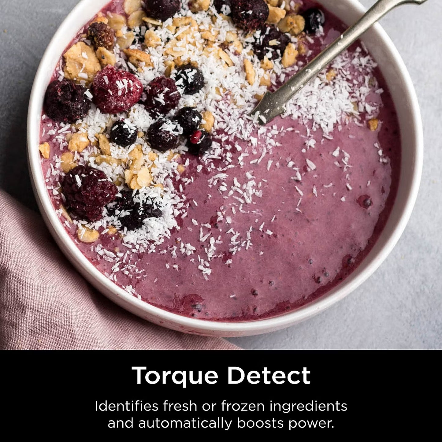 Ninja TB301 Detect Duo Power Blender Pro + Single Serve with BlendSense Technology - Black