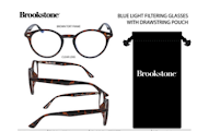 Brookstone Blue Light Filtering Glasses Set BRW1