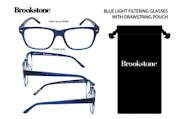 Brookstone Blue Light Filtering Glasses Set BLU1