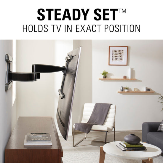 Sanus VLF728-B2 Full Motion TV Wall Mount for 42" to 90" Display - Black - Curacao