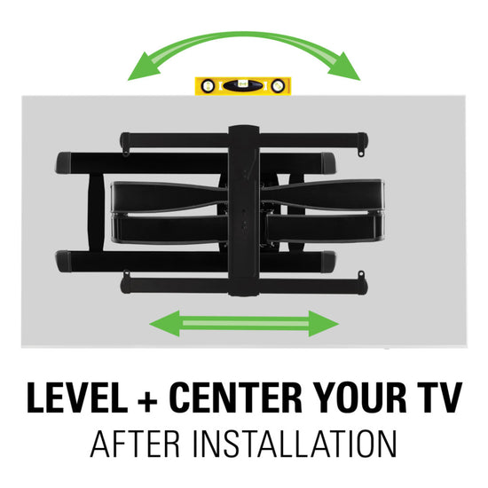 Sanus VLF728-B2 Full Motion TV Wall Mount for 42" to 90" Display - Black - Curacao