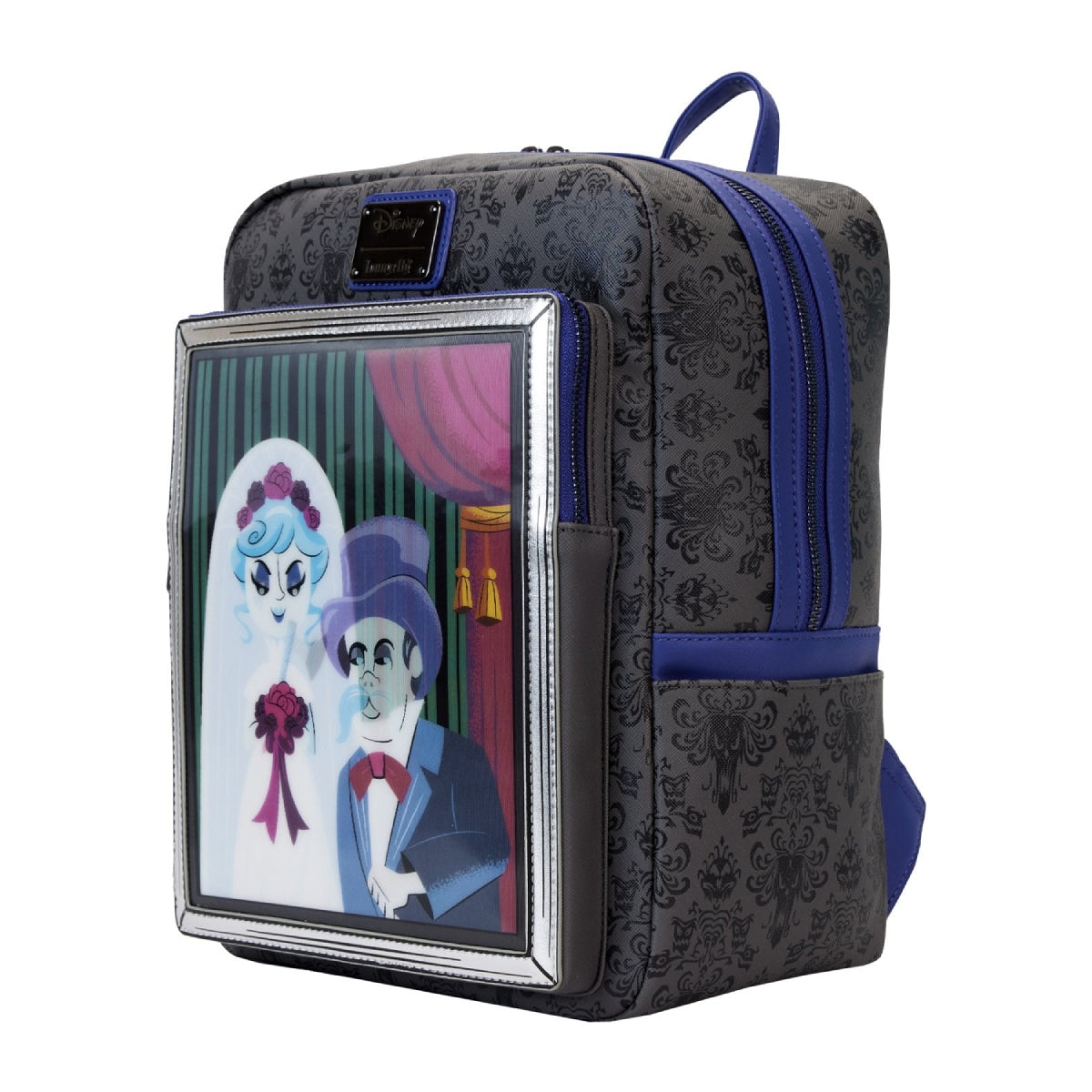Loungefly Disney Haunted Mansion The Black Widow Bride Portrait Lenticular Mini Backpack