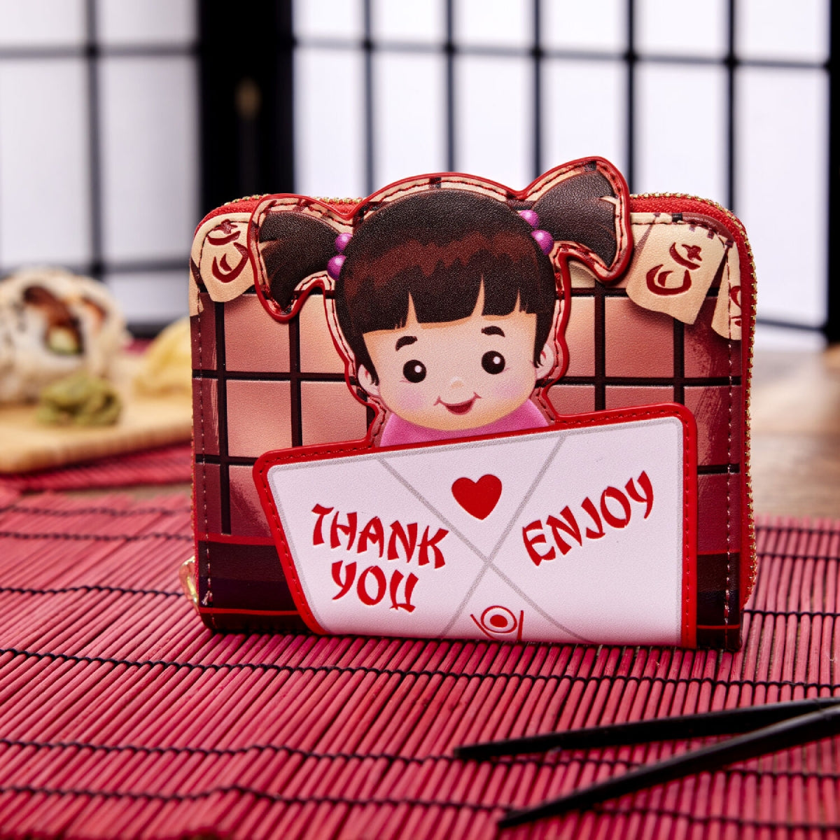 Cartera con cremallera para llevar de Harryhausen's Takeout Boo de Pixar Monsters, Inc. de Loungefly