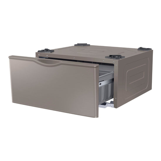 Samsung 27" Laundry Pedestal with Storage Drawer - Champagne - Curacao