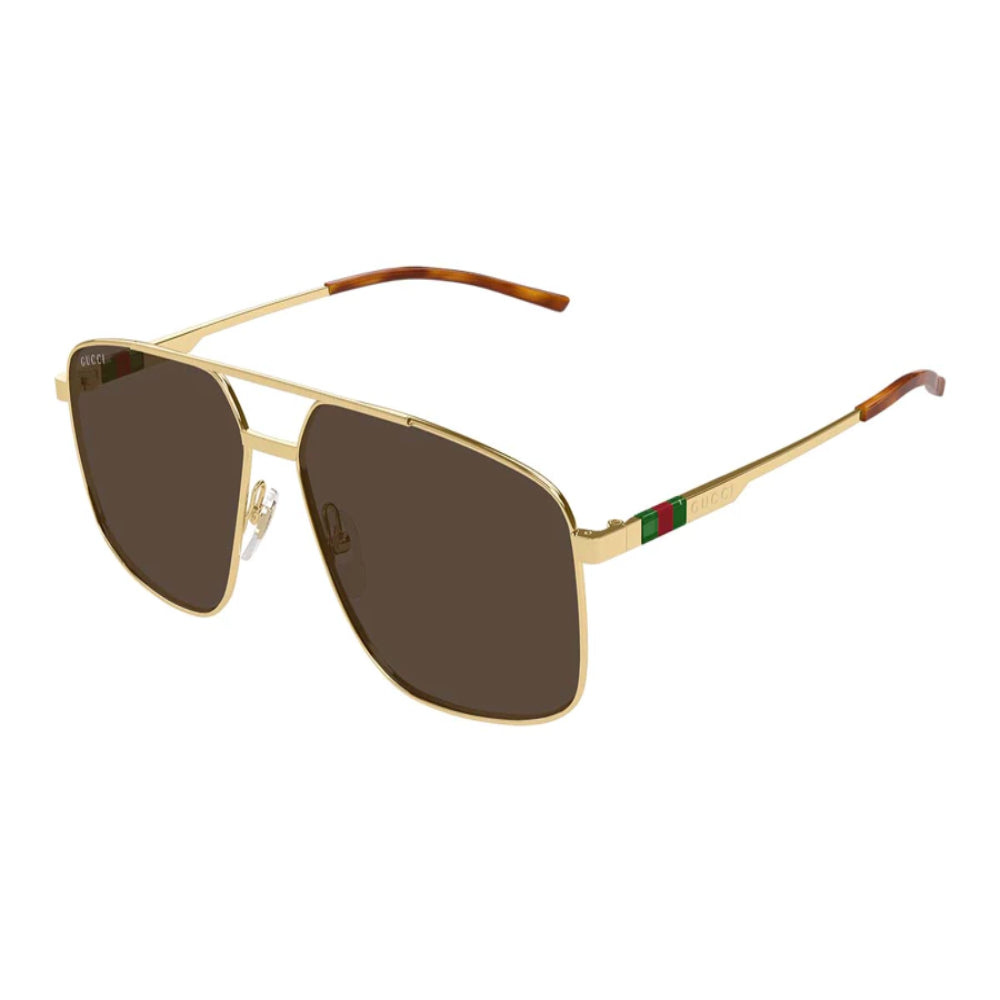 Gucci GG1676S 002 Men's Pilot Solid Color Sunglasses