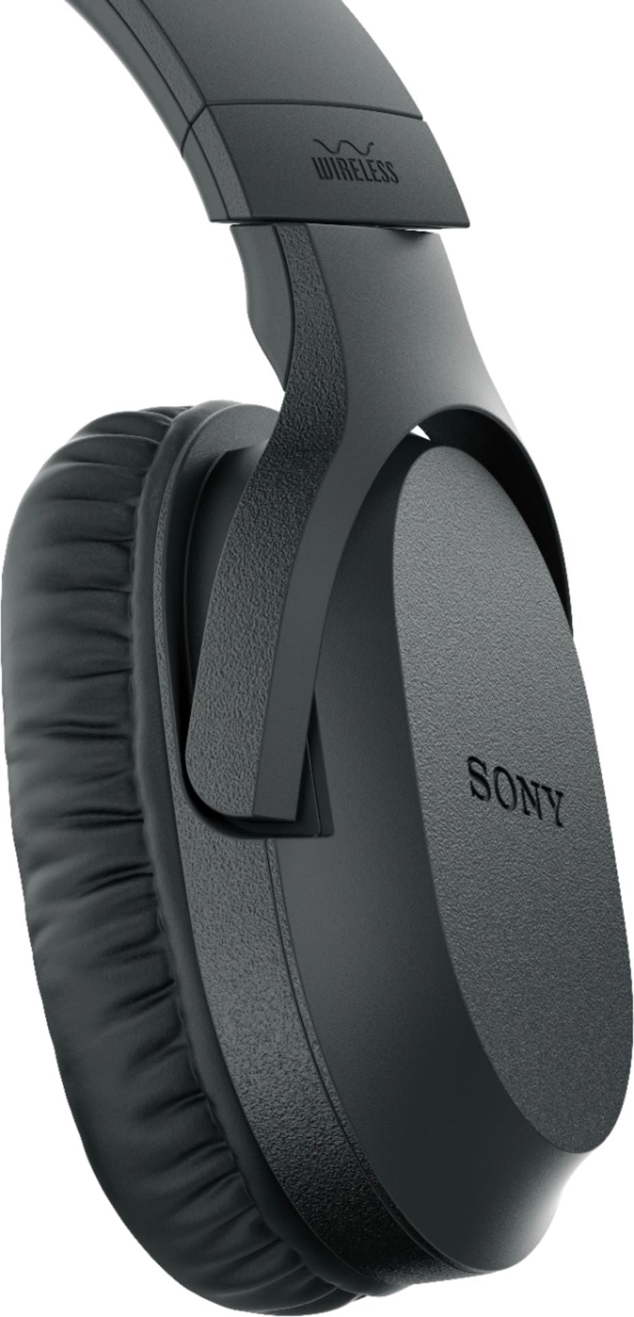 Auriculares inalámbricos con cancelación de ruido y diadema Sony WHRF400 RF, color negro 