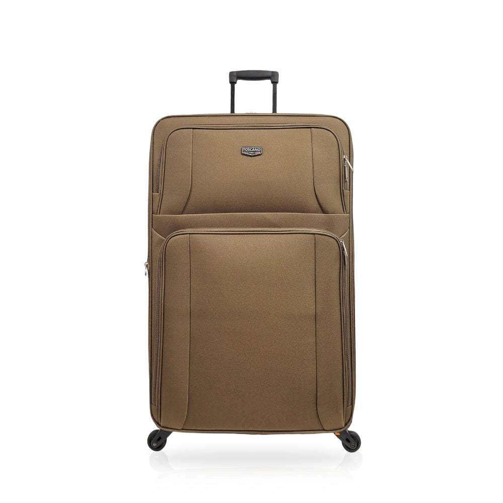 Toscano Notevole 19" Travel Luggage Bag - Brown