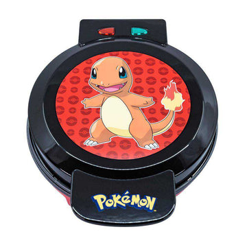 Uncanny Brands WM1/POK/CHA Pokémon Charmander Waffle Maker - Black/Red