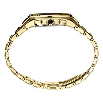 Seiko Coutura Men's 44mm Gold-Tone Bracelet Watch - Black Dial