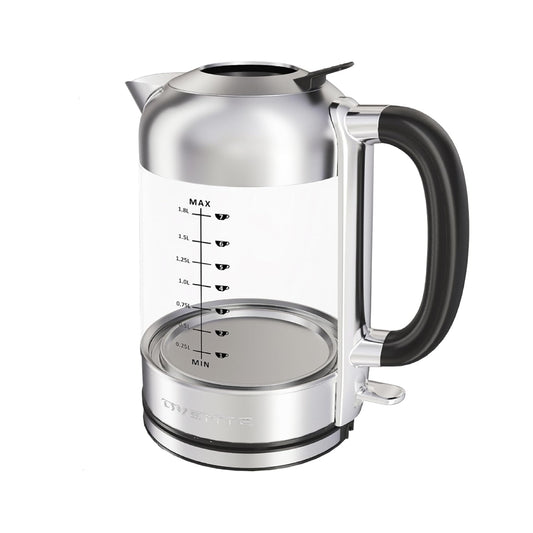 Ovente KG71S 1500W Electric Kettle with Boil Dry Protection - Silver