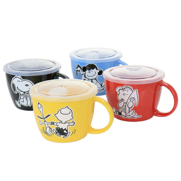 Peanuts 70th Anniversary 23.5 oz Soup Bowl with Vented Lid - Assorted Colors