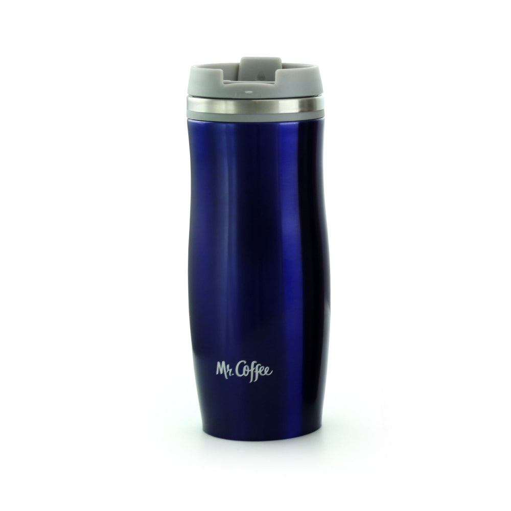 Mr. Coffee Kendrick 12.5 oz Thermal Travel Tumbler Cup with Lid- Assorted Colors