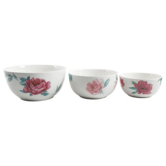 Martha Stewart Peony Bowl Set (3-Piece) - White