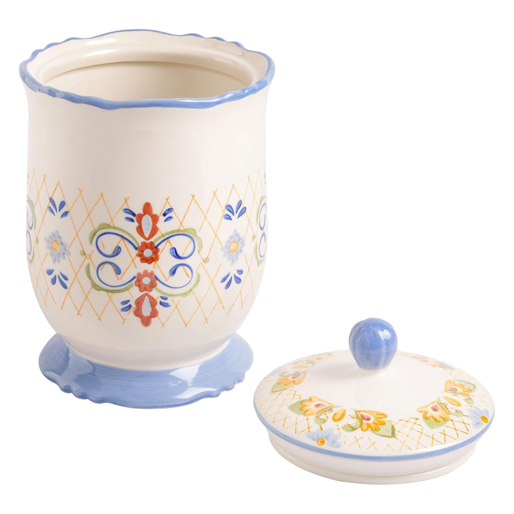 Laurie Gates Canister with Lid - White