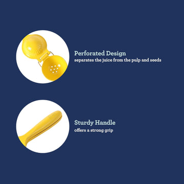 Oster Ravello Lemon and Lime Manual Squeezer - Yellow
